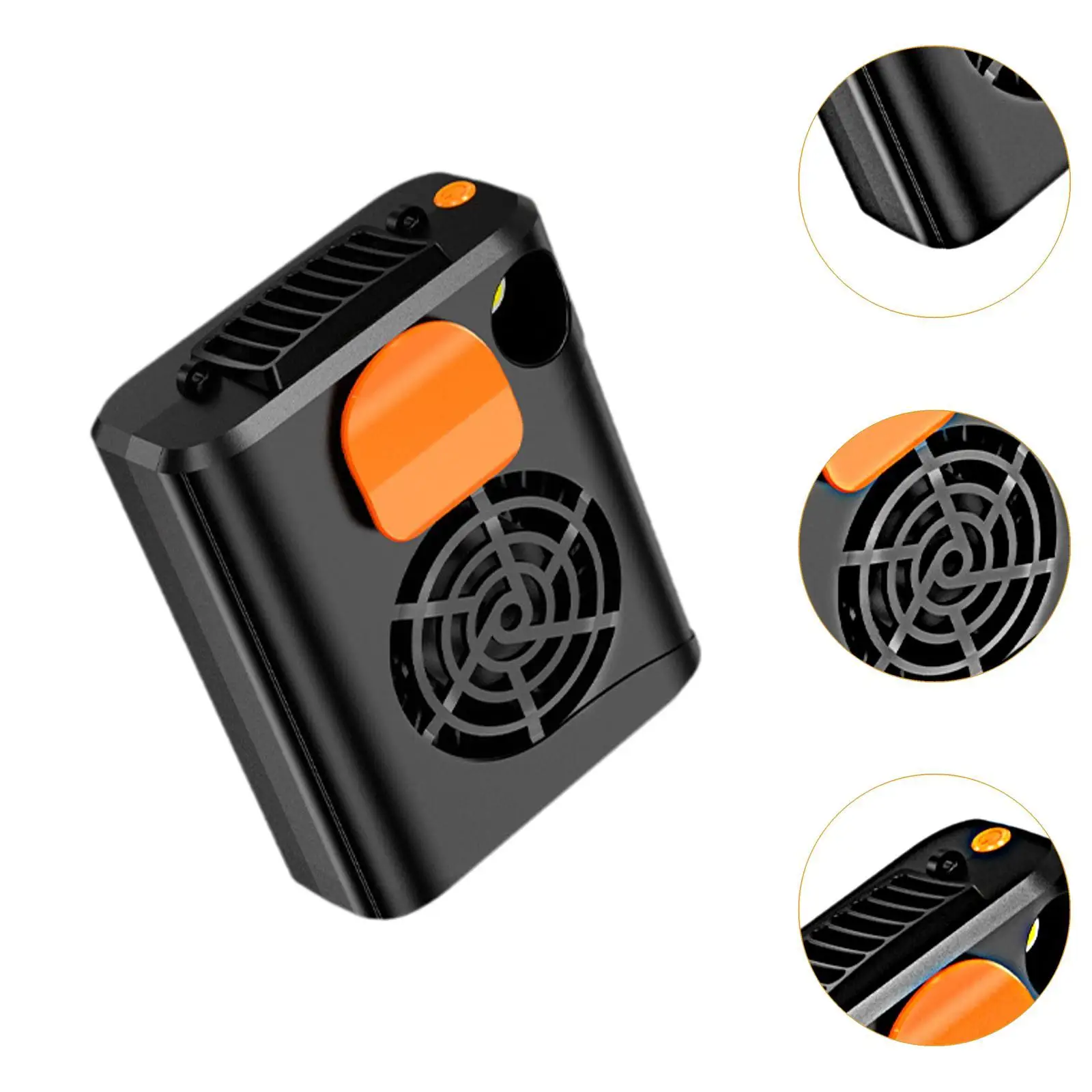 Hands Free Waist Hanging Fan Ultra Mini Rechargeable Portable Fan for Men Women Backpacking Fishing Summer Cooling