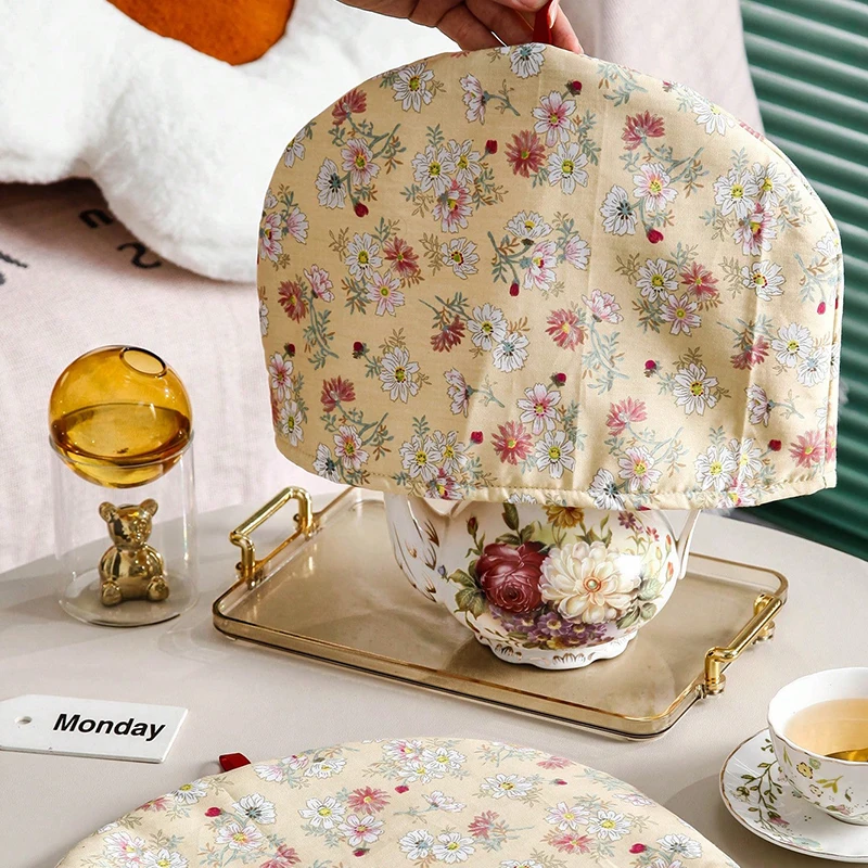 New Tea Cozies Teapot Insulation Cover Printed Teapot Warm Cover Household Teapot Warmer Protector Insulation Tea Cozy