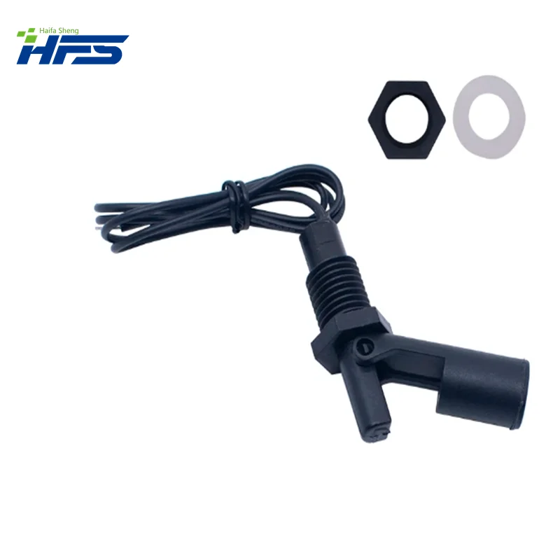 1pcs Tank Pool Horizontal Water Level Switch Liquid Level Sensor Liquid PP Plastic Ball Float Switch