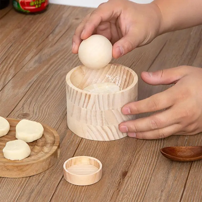Dumpling Skin Maker Ball Rolling Manual Dumpling Maker Dumpling Skin Press Reusable Round Ravioli Maker Dumpling Wrapping Tools