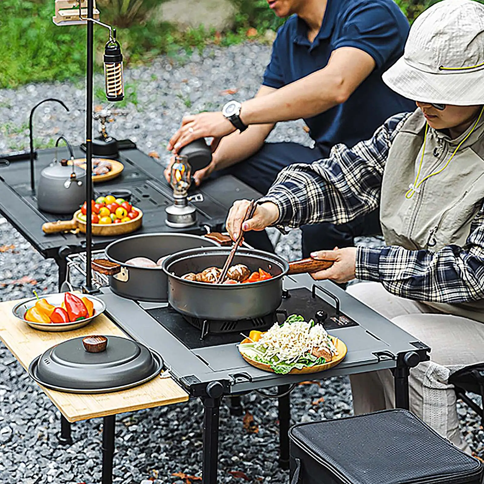 poele-de-camping-portable-et-legere-avec-poignee-en-bois-ustensile-de-cuisson-pour-2-3-personnes-avec-cuiseur-vapeur-ideale-pour-pique-nique-randonnee-et-backpacking