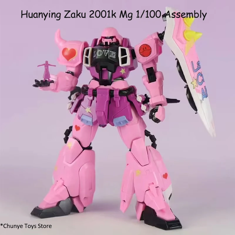 

Huanying Zaku 2001k Mg 1/100 Assembly Model Kit Action Figure Doll - Vocal Concert Theme Pre-Sale New Product Toy Gift