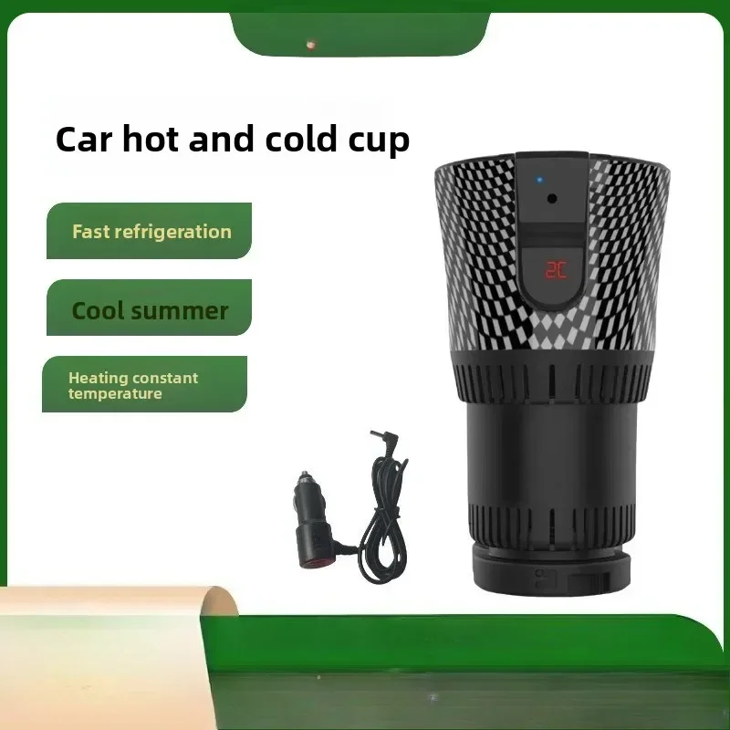 Durable    Car Hot and Cold Cup Portable Refrigeration Cup Quick Cooling Heating Constant Temperature Car Home Dual-purpose