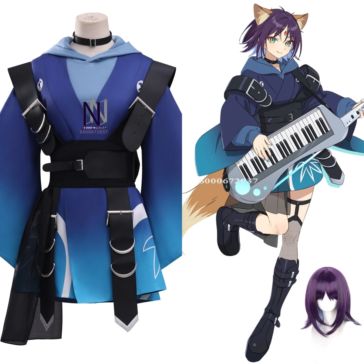

Cosmic Princess Kaguya Cosplay Costume Anime Sakayori Iroha Role Playing New Blue Uniform Outfit Women Adult Comic Con Halloween