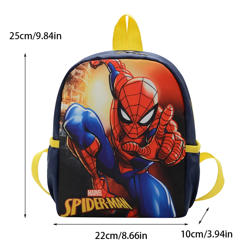 Disney Marvel Backpack Spider Man Children Bags Cartoon Kindergarten School Bag For Boys Schoolbag Gift