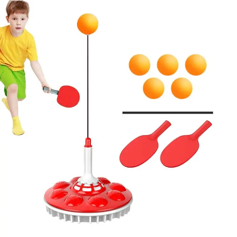 

Table Tennis Trainer Table Tennis Trainer Device Practice Kit Ping Pong Training Equipment With Elastic Soft Shaft Portable