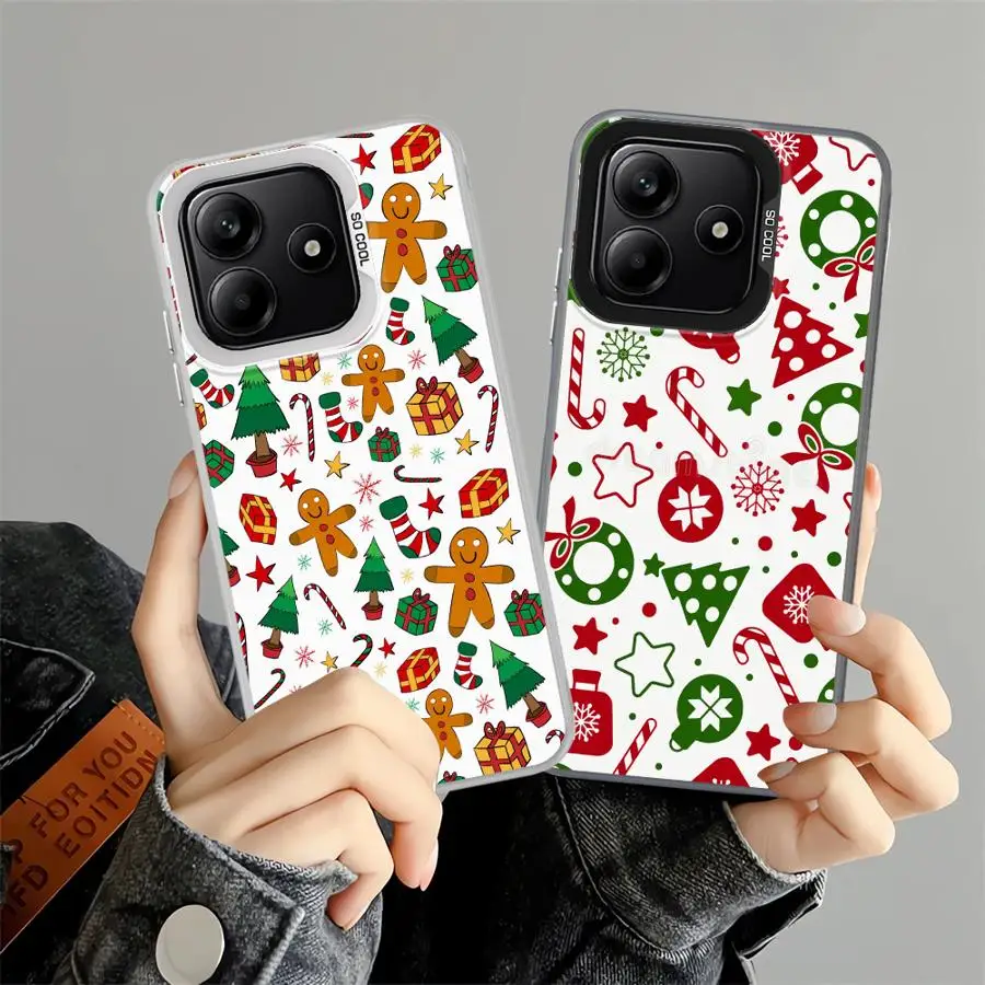เคสโทรศัพท์ลายคริสต์มาส ดีไซน์สร้างสรรค์ สำหรับ Xiaomi Redmi Note 10s 14 Pro Plus 12s 10Lite 9s 13 12 11 11s