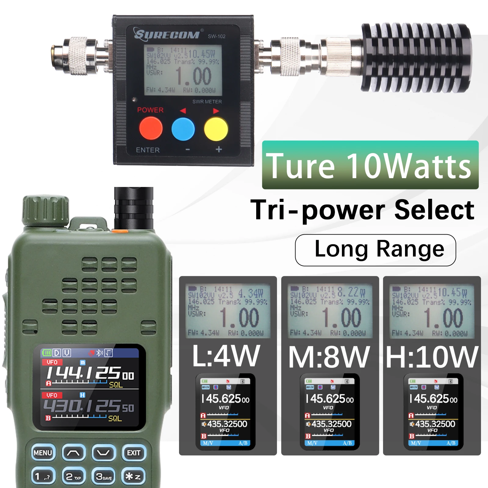 Baofeng AR-152 PRO GPS Ham Radio High Powerful CS Tactical Game Walkie Talkie Long Range Upgraded AR-152 Portable Two Way Radio