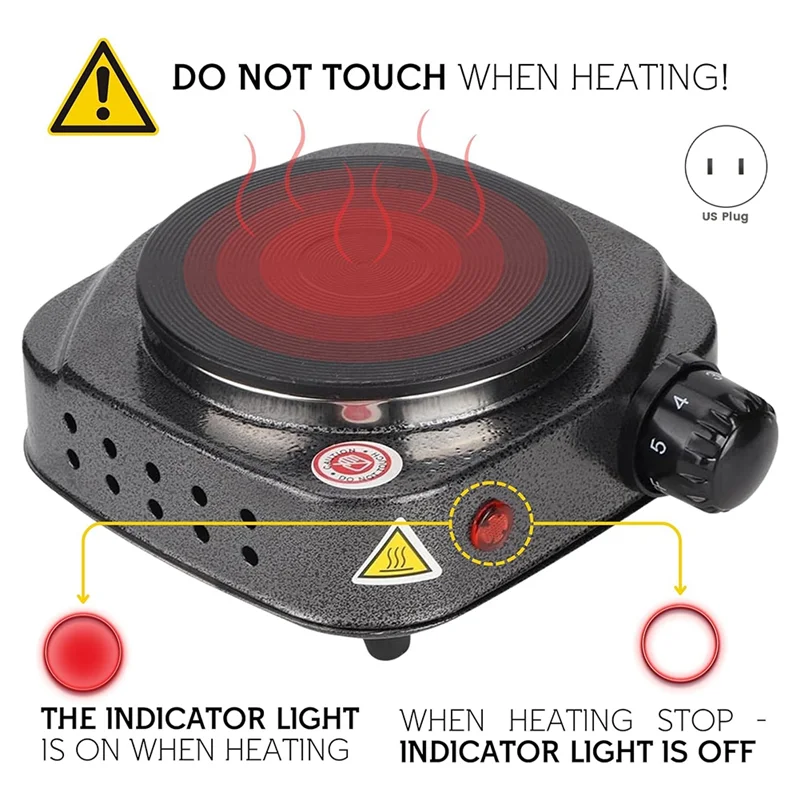 A26F-Candle Making Kit For Beginners- Candle Making Pouring Pot With Long Stain Spoon Electric Hot Plate US Plug
