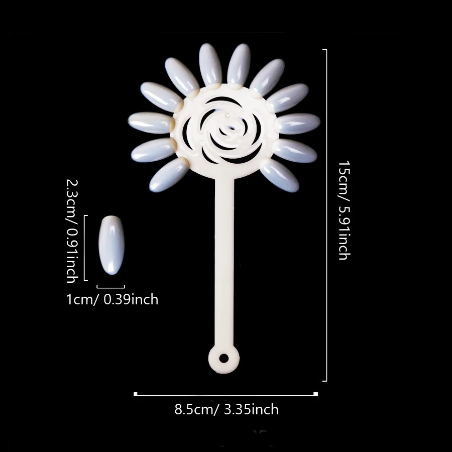 120 Stück Nagel-Display-Spitzen, Nagelmuster, Tipps für die Präsentation von Gel-Nagellack-Proben, Paletter, Farbkarte, Maniküre-Verpackungswerkzeuge mit R – Detail 6