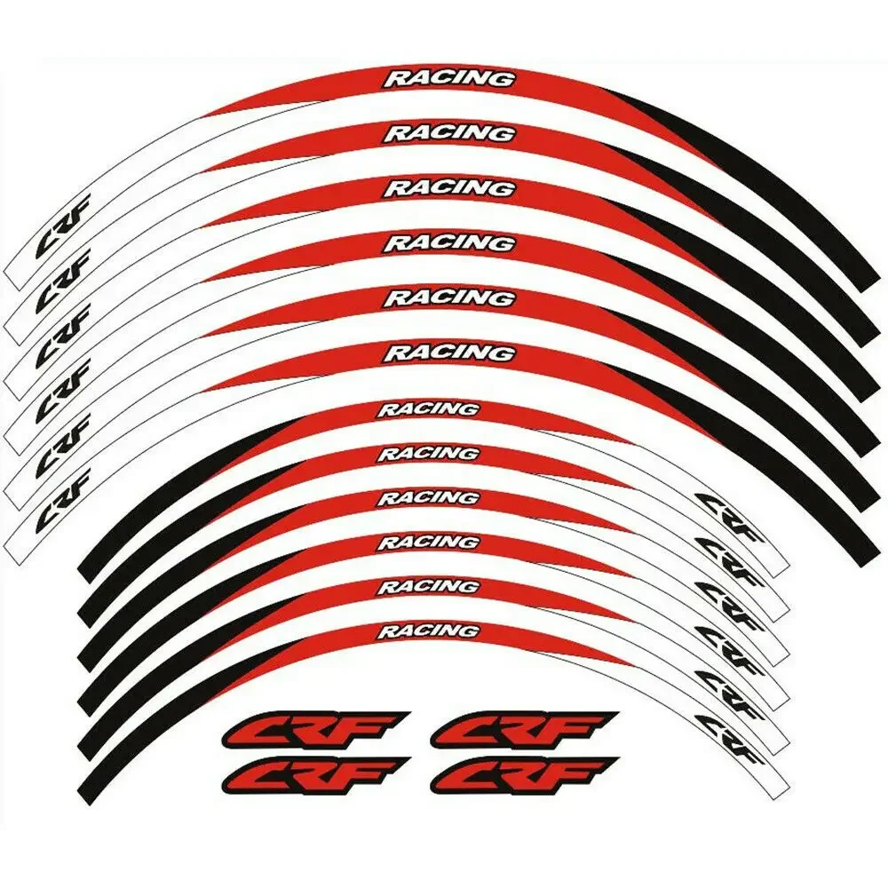 

12PS НАКЛЕЙКИ НА РЕМОНТЫ КОЛЕСА 21 ''19''18'' Лента для Honda CRF300L CRF300L Rally 2021+