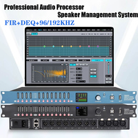DP48X Professional Digital Audio Processor 4Input 8Output  Drive Rack Procesador With RIR DEQ 192KHZ Speaker Management System