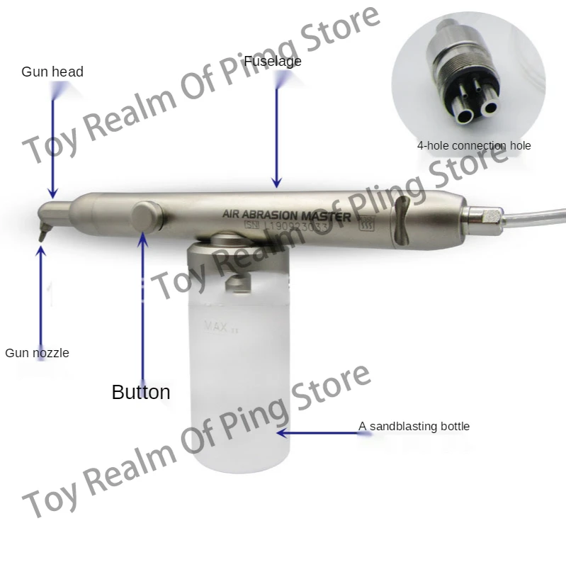 Dental Aluminum Oxide Micro blaster/Dental Alumina Air Abrasion Polisher Microetcher Sandblasting Sandblaster