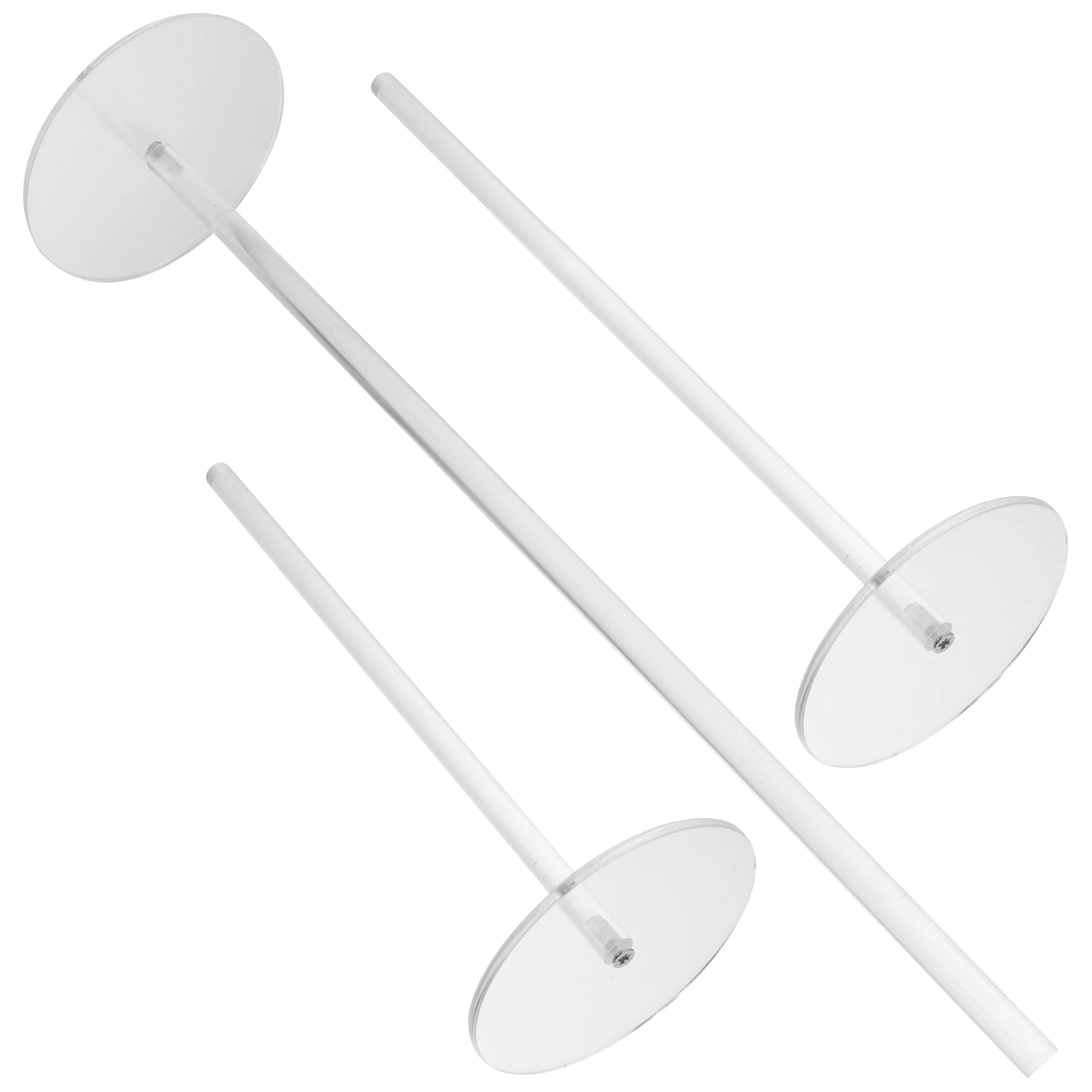

3pcs Acrylic Display Rack 20CM 25CM 38CM Harmless Reusable Wedding Party Dessert Shelf Acrylic Doughnut Display Rack Safe