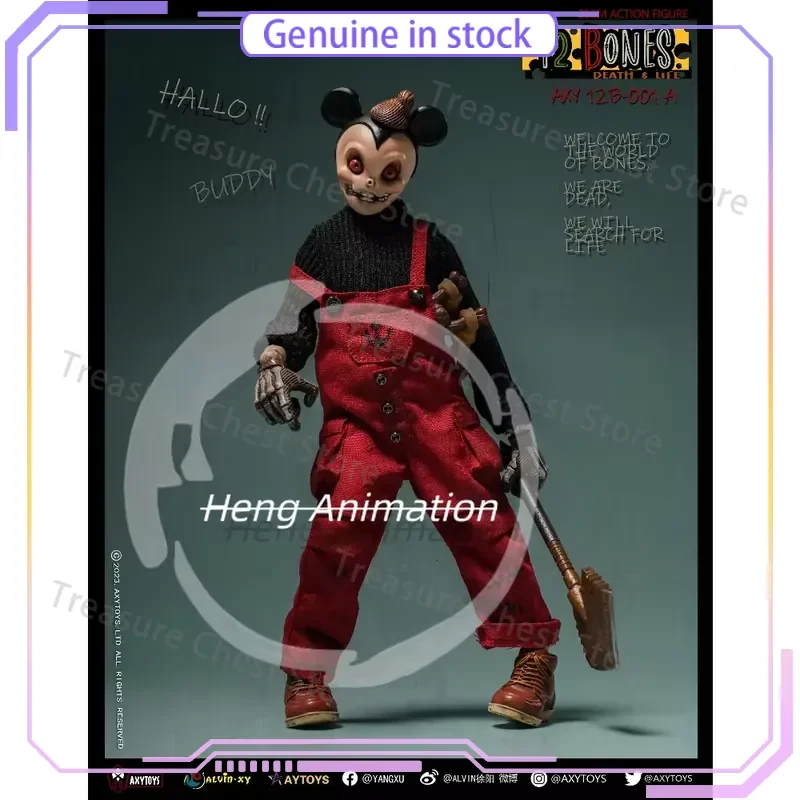 Axytoys 12 Bones Stories Mice and Cowboy Action Figure 1/12 Scale 20CM Anime Model Collectible Toy with Detailed Articulation