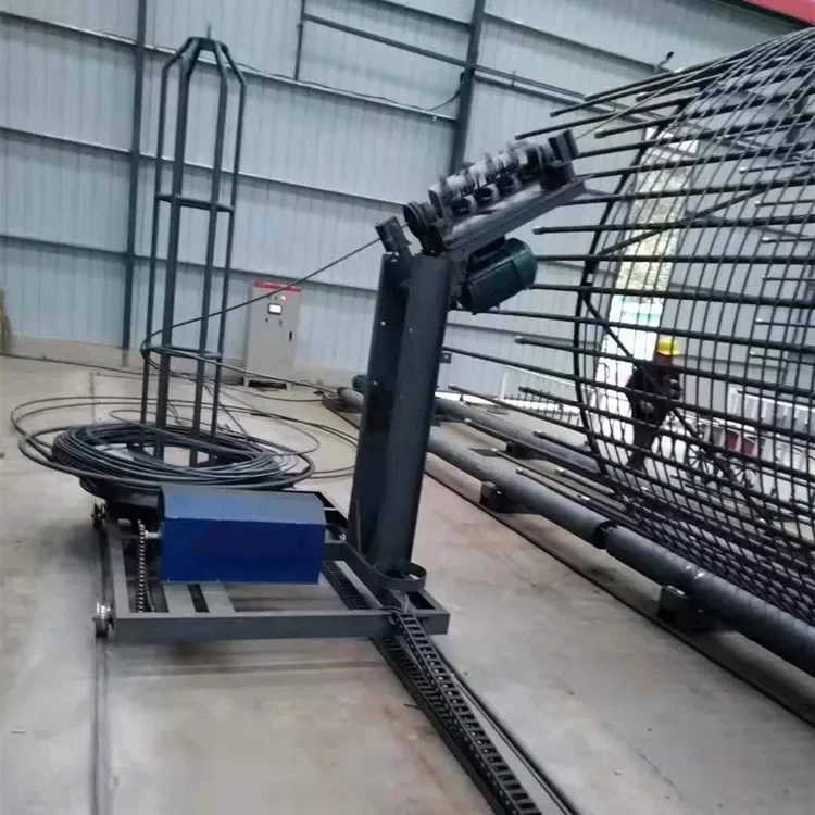 Double winding reinforcement single wound reinforcement rebar cage forming machine CNC rebar cage forming machine rebar cage