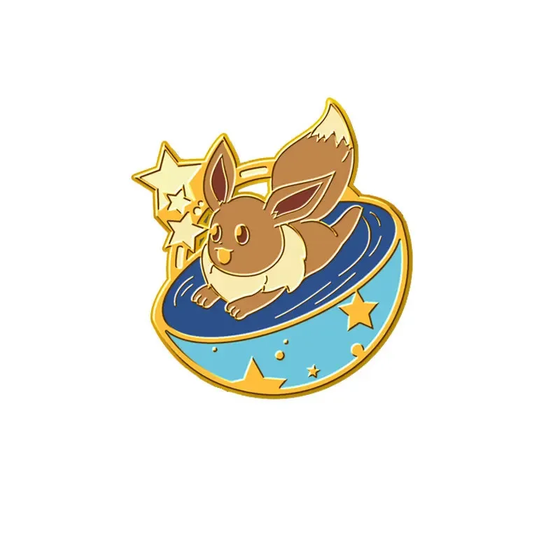 Cute Pokemon Eevee Sylveon Enamel Pins Umbreon Bag Brooch Cartoon Anime Badges Denim Lapel Pin Jewelry Gift for Kids Best Friend