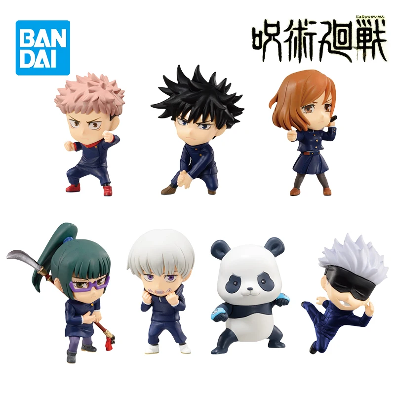 Original Bandai Jujutsu Kaisen Adverge Motion 01 Yuji Itadori Satoru Gojo Inumaki Toge Megumi Fushiguro Toys Collectible Model