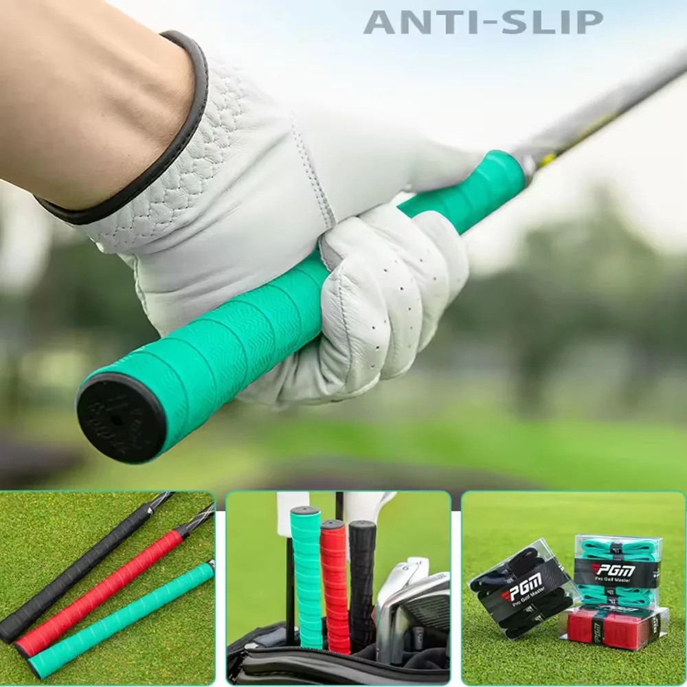 Golf-Griffbanden, rutschfest, wasserdicht, Griffband für Schläger, 3/6er-Pack, klebrige PU-Overgrip-Bänder, Golf-Regripping-Wickelband – Detail 1