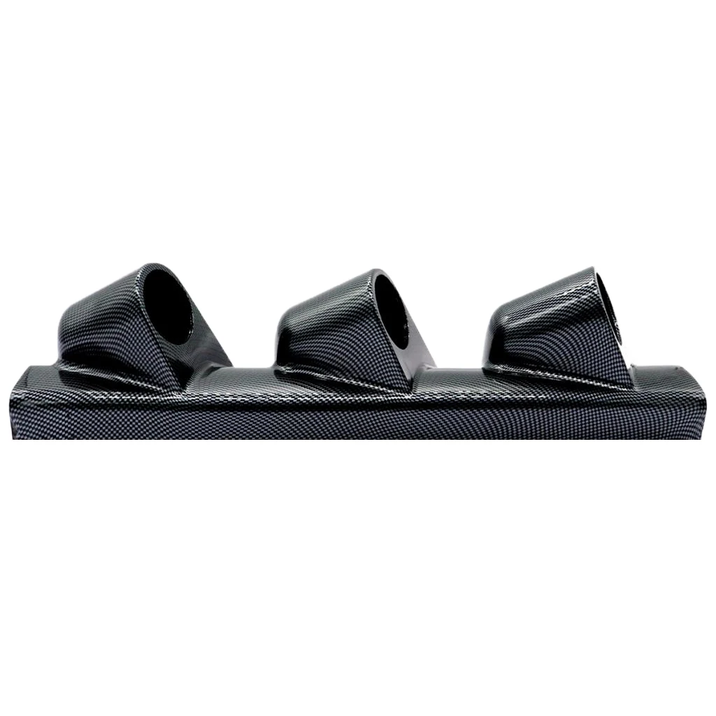 

Universal Car Gauges Kit 52mm Triple Pillar Pod ABS Meter Mount Holder for Auto Truck Boat Motorcycle RHD Dashboard