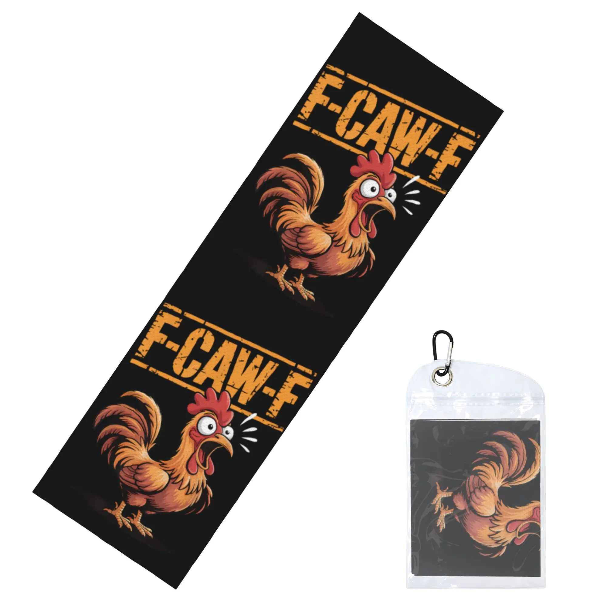 Funny F-Caw-F Chicken FCAWF Cold Exercise Towel   Super Soft Breathable Instant Cooling Towel Yor Gym Towels