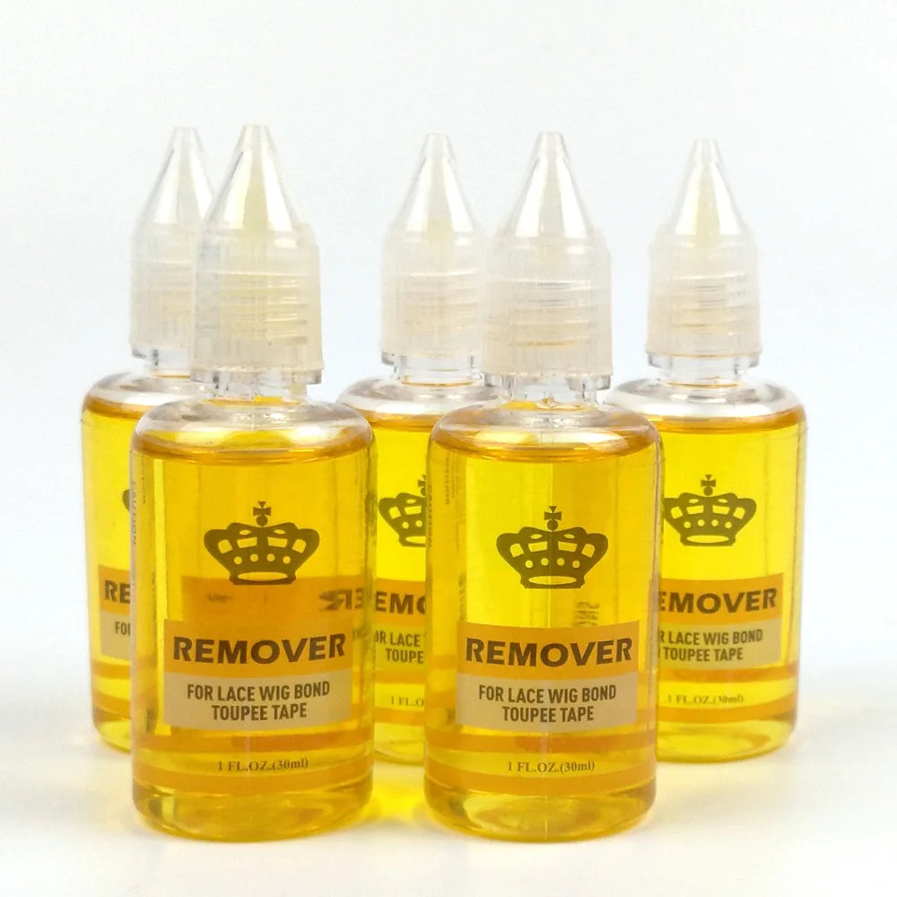 

30Ml Wig Glue Remover For Lace Wig/Toupee/Closure/Tape Hair Extension Clear Remover For Adhesive Tape Yellow Liquid Glue Remover
