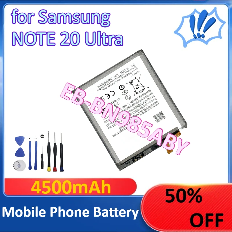 

Mobile Phone Battery for Samsung NOTE 20 Ultra EB-BN985ABY 4500mAh with Tools