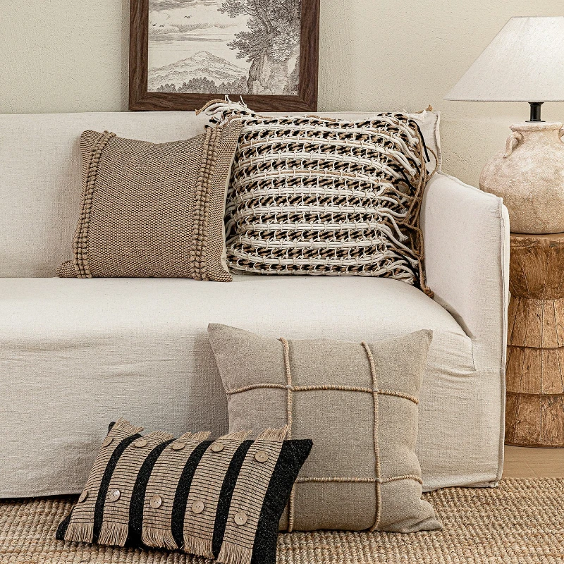 30X50/45X45/50X50CM Ancient Coffee Throw Pillow Cover Luxury Woven Stamping Waist Cushion Cover Decor Home Decorative Pillowcase