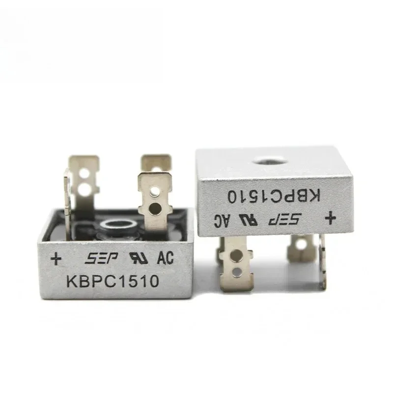 2/5pcs KBPC1510 Bridge Rectifier 15A 1000V Electronic Component 1510 DIP Rectifier Diode Kit Bridge Rectifiers Kit