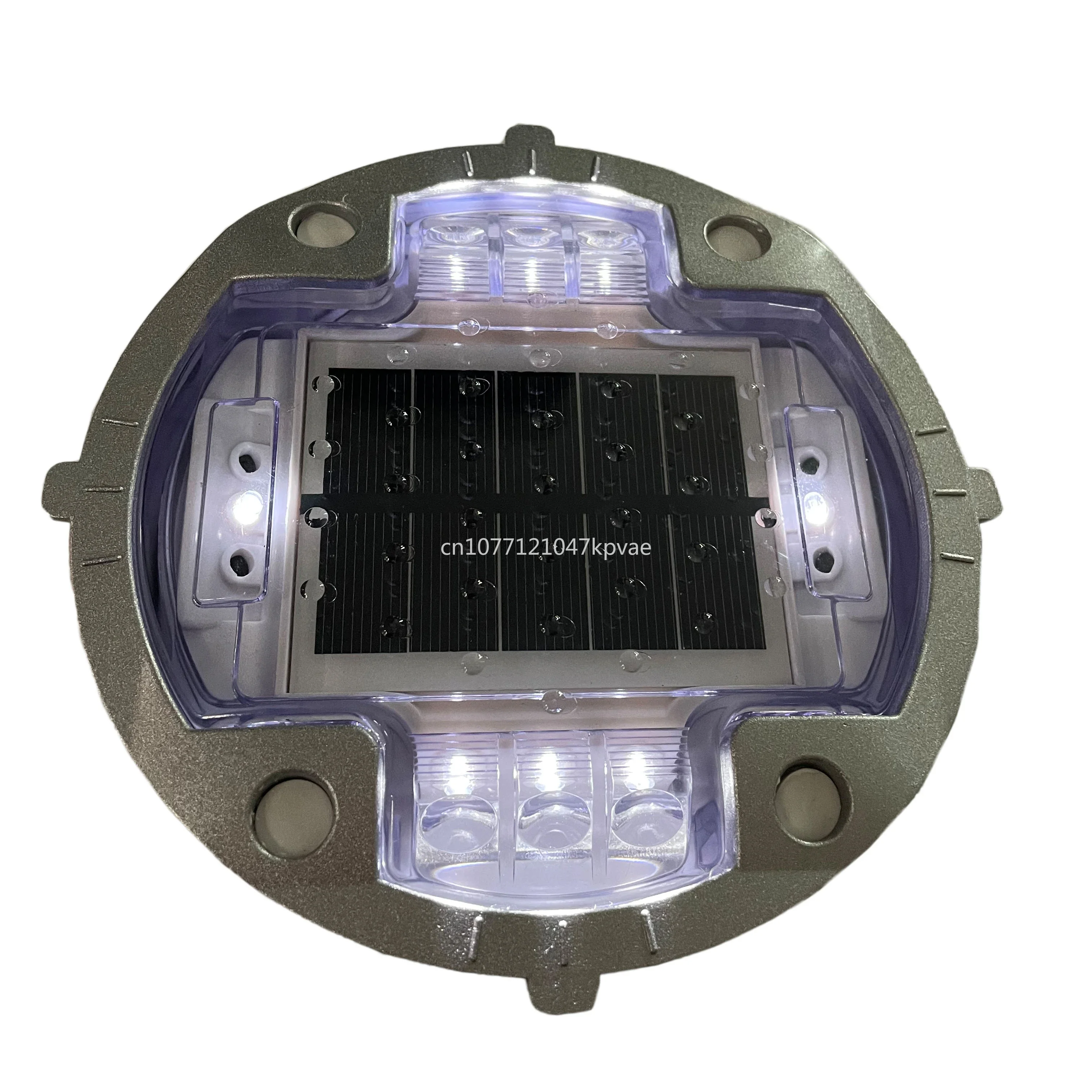 

Cast aluminum Embedded solar powered road stud flashing 8 High Brightness led