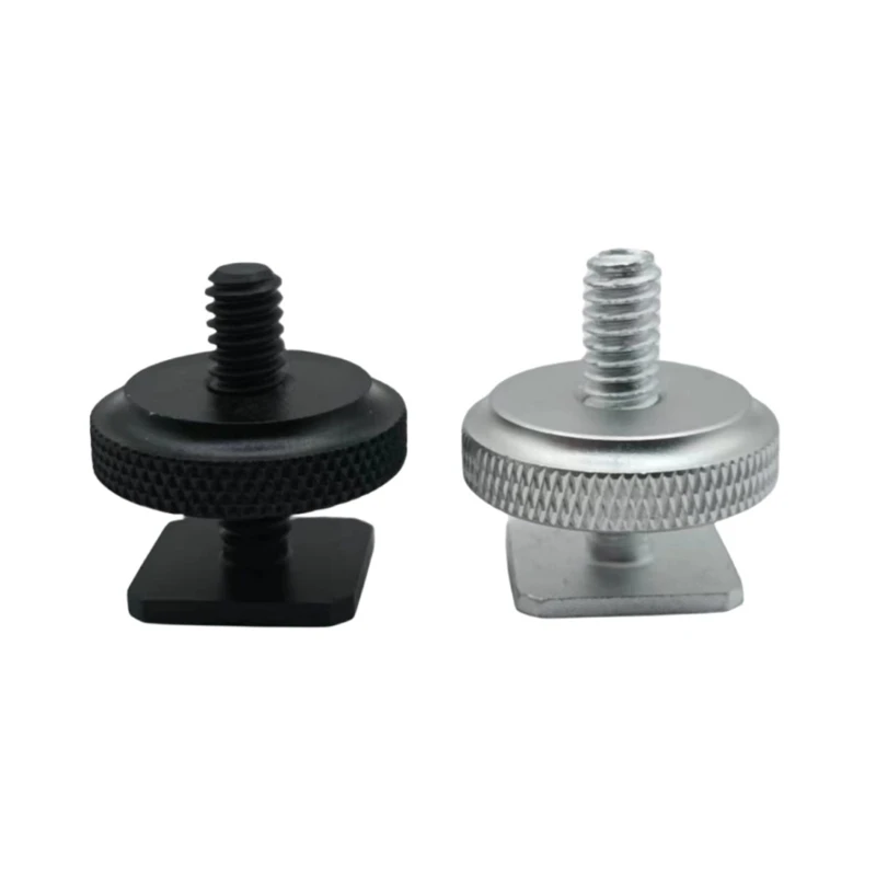 

Essential 1/4Inch Hot Shoe Mount Adapters Tripod Screw for DSLR Cameras 601B
