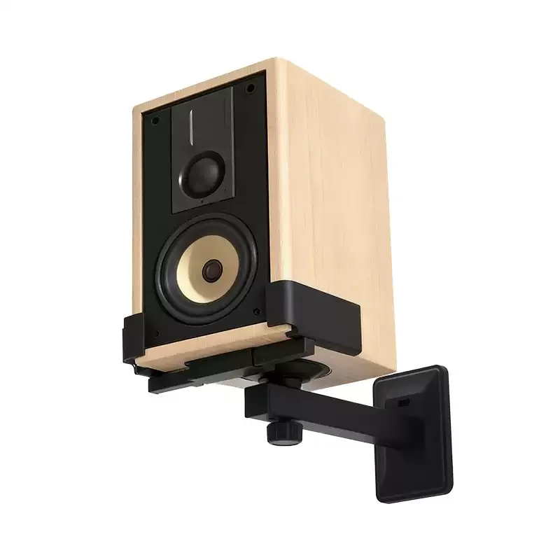 1pcs Speaker wall  tray with adjustable angles up, down, left, right, and speaker support