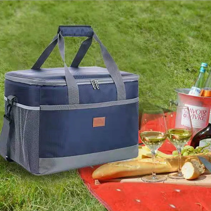 Mobile Refrigerator Airtight Waterproof Fresh-Keeping Car Bag Camping Portable Cold Insulation Outdooor Picnic BBQ Gear