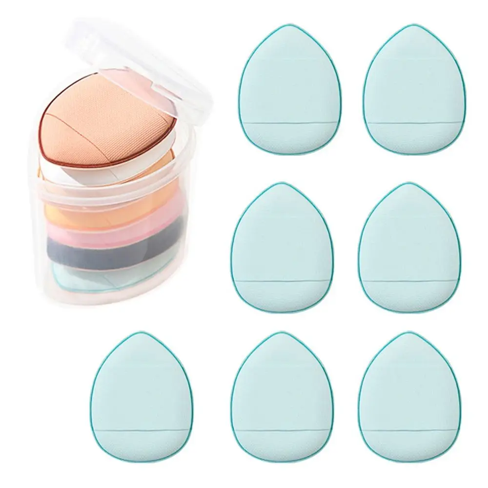 ฟองน้ำแต่งหน้าแบบเปียกและแบบแห้ง 7 ชิ้น ฟองน้ำไฮไลท์ ฟองน้ำเบลนด์ ฟองน้ำบลัชออน ฟองน้ำแอร์คุชชั่น ฟองน้ำแต่งหน้าขนาดเล็กแบบนิ้วมือ