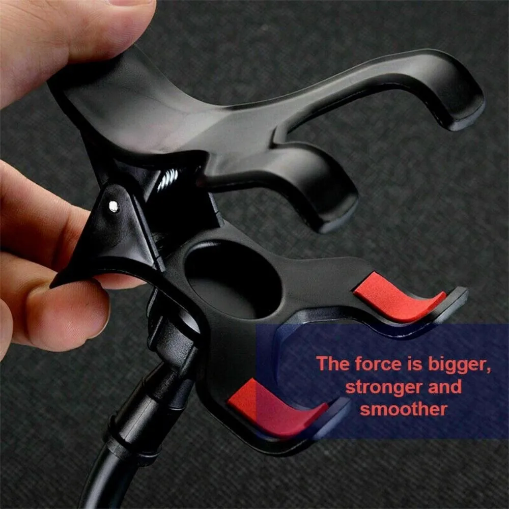 Double Collet Stand Universal CellPhone Clip In Car Phone Holder Bracket Mobile Phone Holder