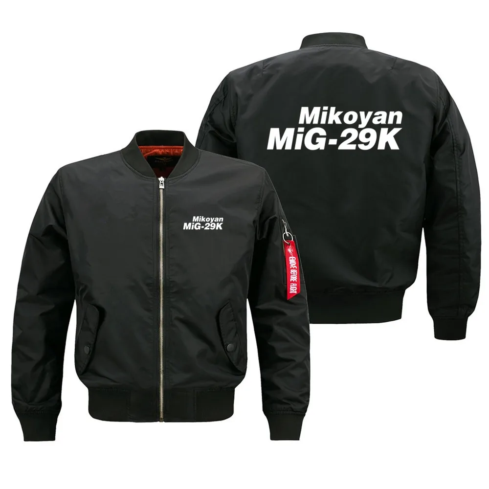 

MIG-29K Pilots Military Flight Aviation Men Ma1 Bomber Jacket Outdoor Windproof Autumn Winter Man Baseball Coats