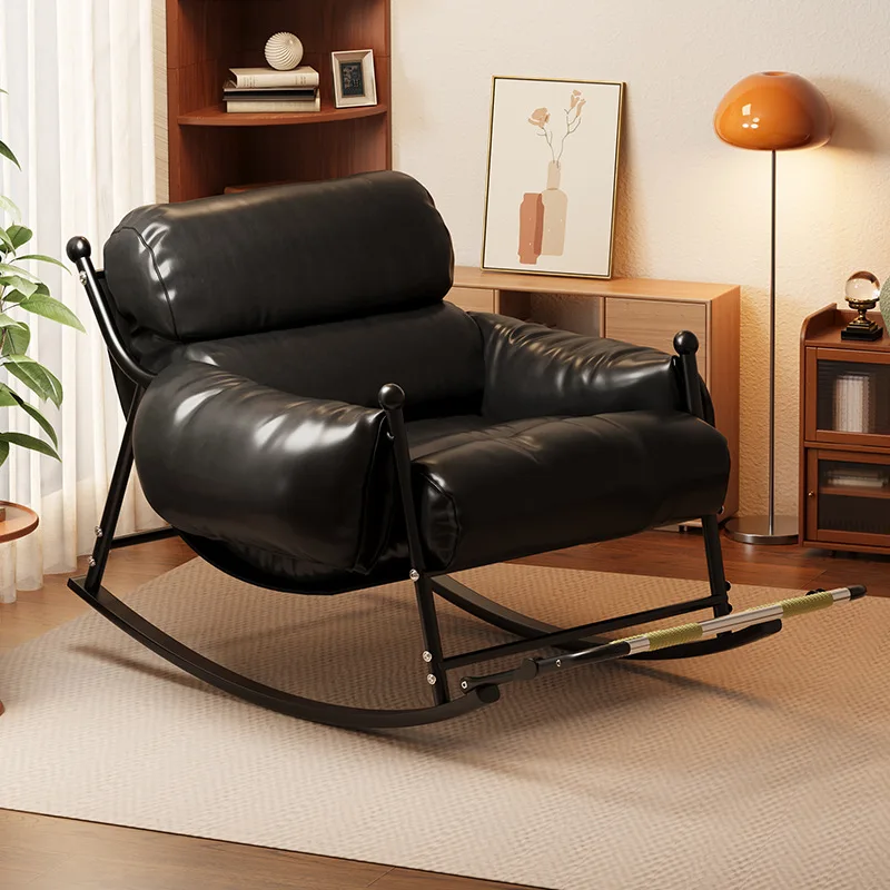 

Upgrade Thickened Medieval Jersey Chair Leisure Chair Balcony Single Lazy Sofa Reclining Chair Living Room Sofa