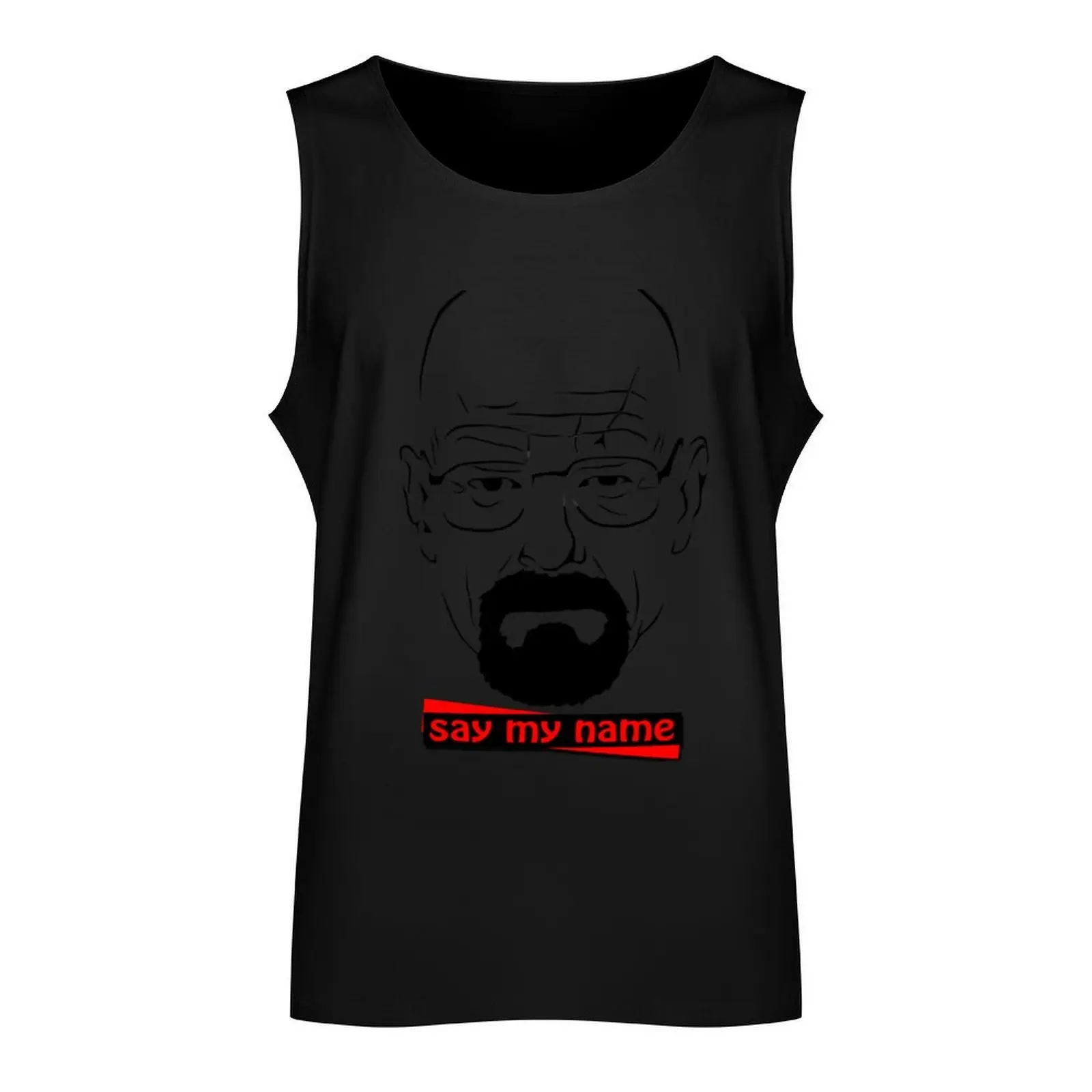 SAY MY NAME! Tank Top gym t-shirts man summer clothes summer