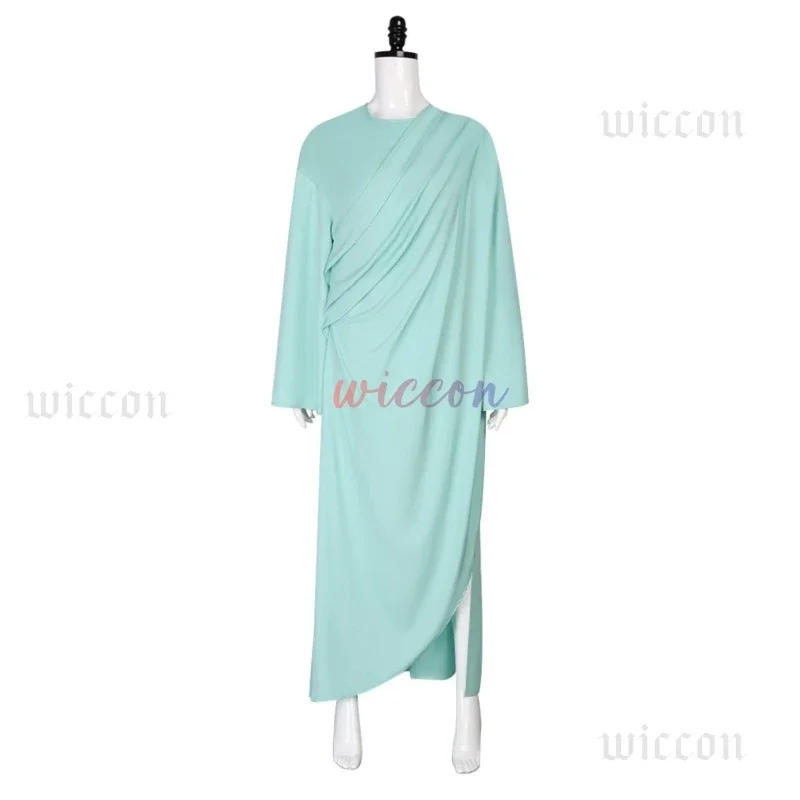 FC6 الكبار تمثال الحرية تأثيري سيدة الحرية زي المرأة الخضراء الوطنية جمع هالوين زي حفلة تنكرية Headwe @ FC8!