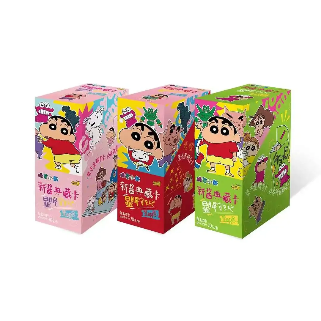 KAYOU Crayon Shin-chan Card New Sauce Collection Card Conspicuous Package Conspicuous Guard Note Trading Card Toys Gifts