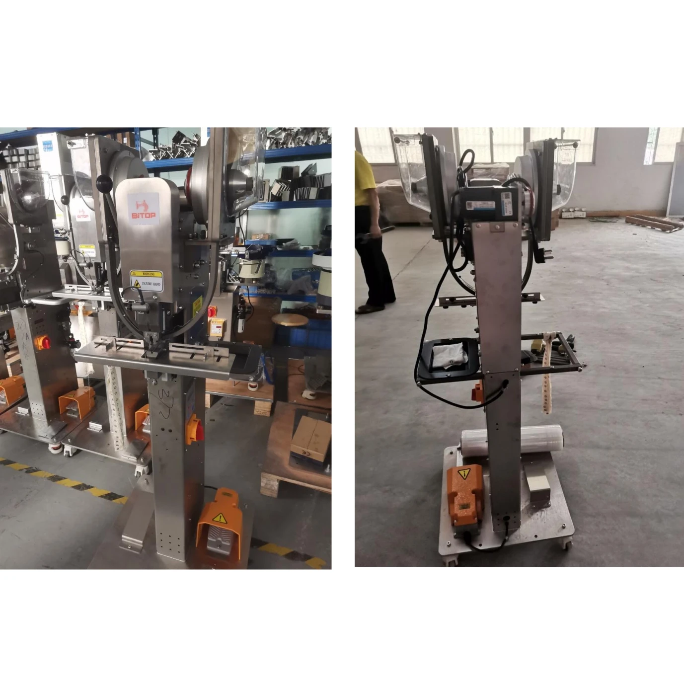 DE93/2K Full Automatic Snap Button Attaching Machine With Servo Motor