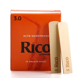 EUA RICO-Laranja Caixa Reeds Eb Alto Bb Soprano Tenor Barione Saxphone Baixo Clarinete Clássico