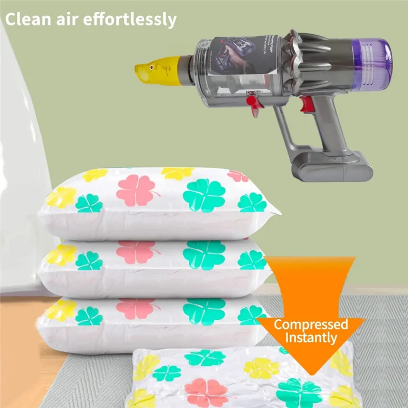 YCOC-Air Zuigopzetstuk voor Dyson Stofzuiger V7 V8 V10 V11 V15, helpt lucht uit vacuümopbergzakken te zuigen