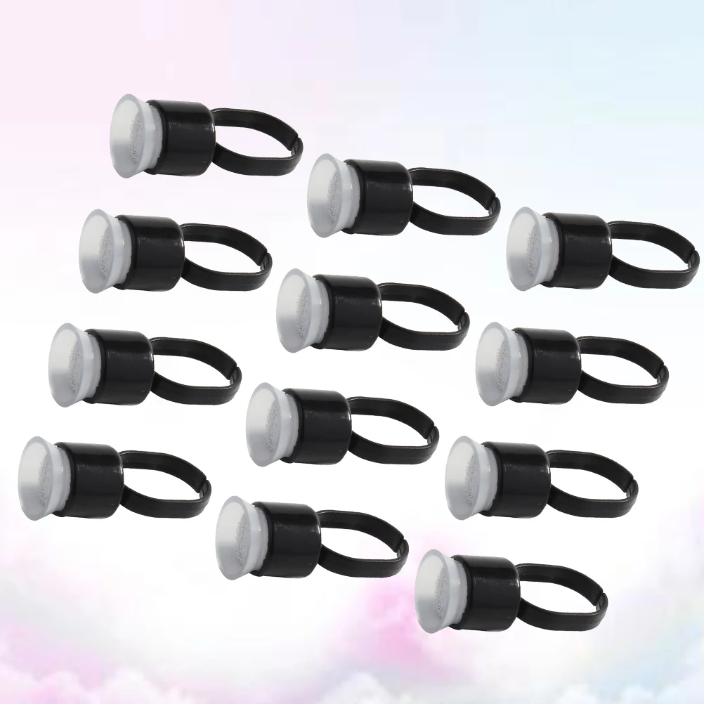 

Tattoo Color Cup Microblading Glue Ink Ring Pigment Sponge Holder