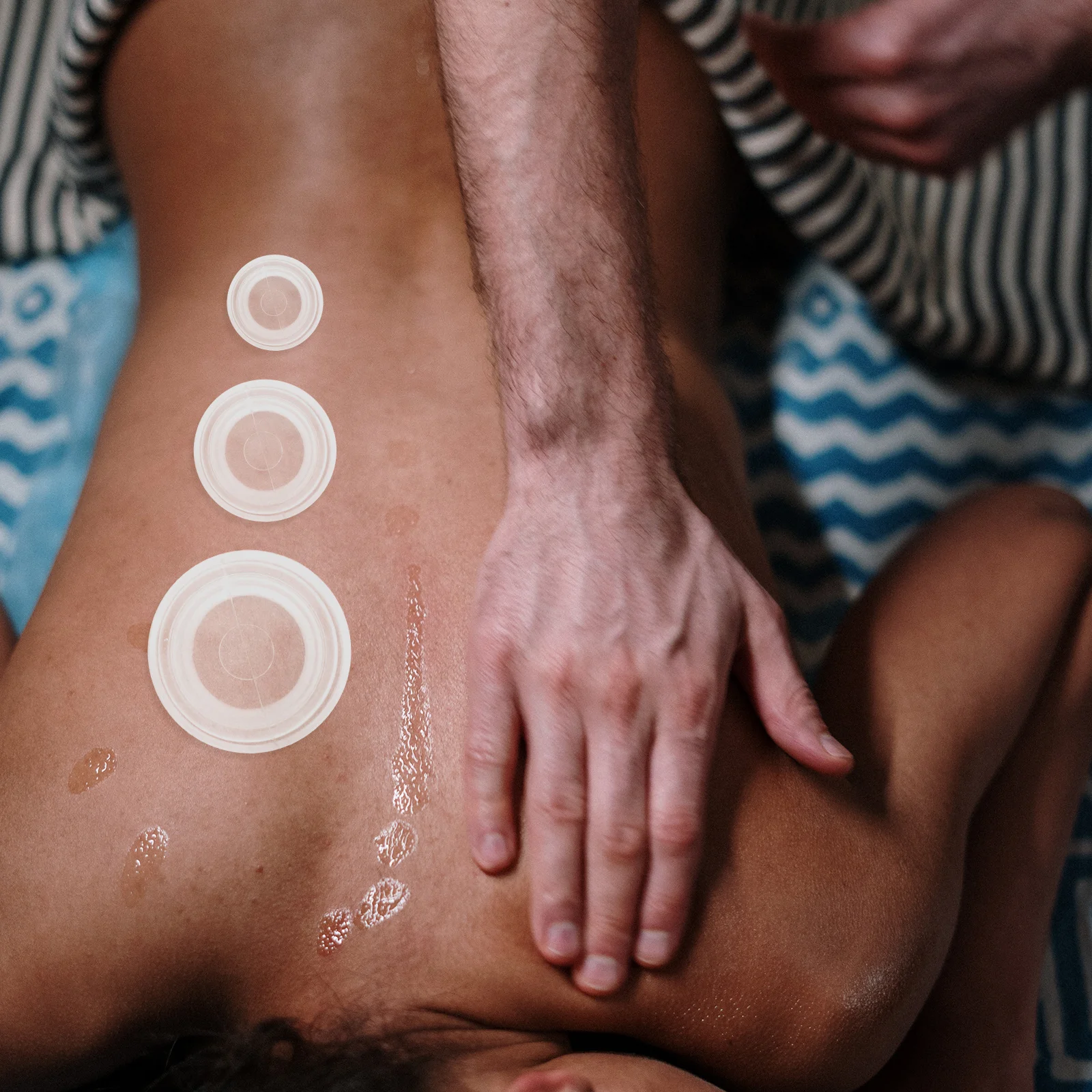 

1Set Premium Silicone Cupping Cups Medical Vacuum Therapy Set for Body Massage Pain Relief Boosting Blood and Lymphatic