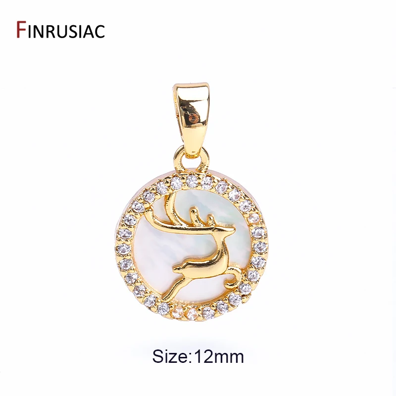 Hochwertige 18K vergoldete Messing-Herz- und Sternanhänger für die Schmuckherstellung, Muschel-Schmetterlingsanhänger für DIY-Halsketten- und Armbandherstellung. – Detail 26