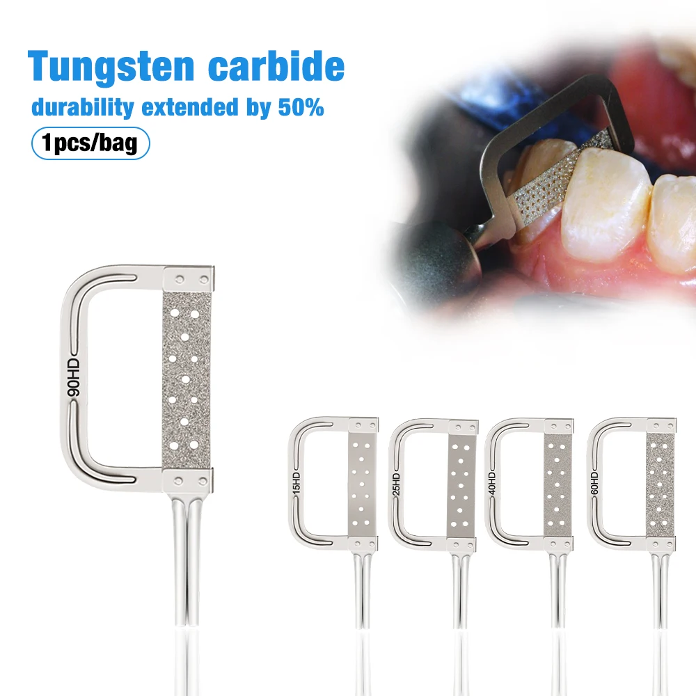 Tira automática de reducción interproximal de ortodoncia Dental, 15 HD a 90 HD, mango de reducción de esmalte interproximal IPR, 1 Uds.