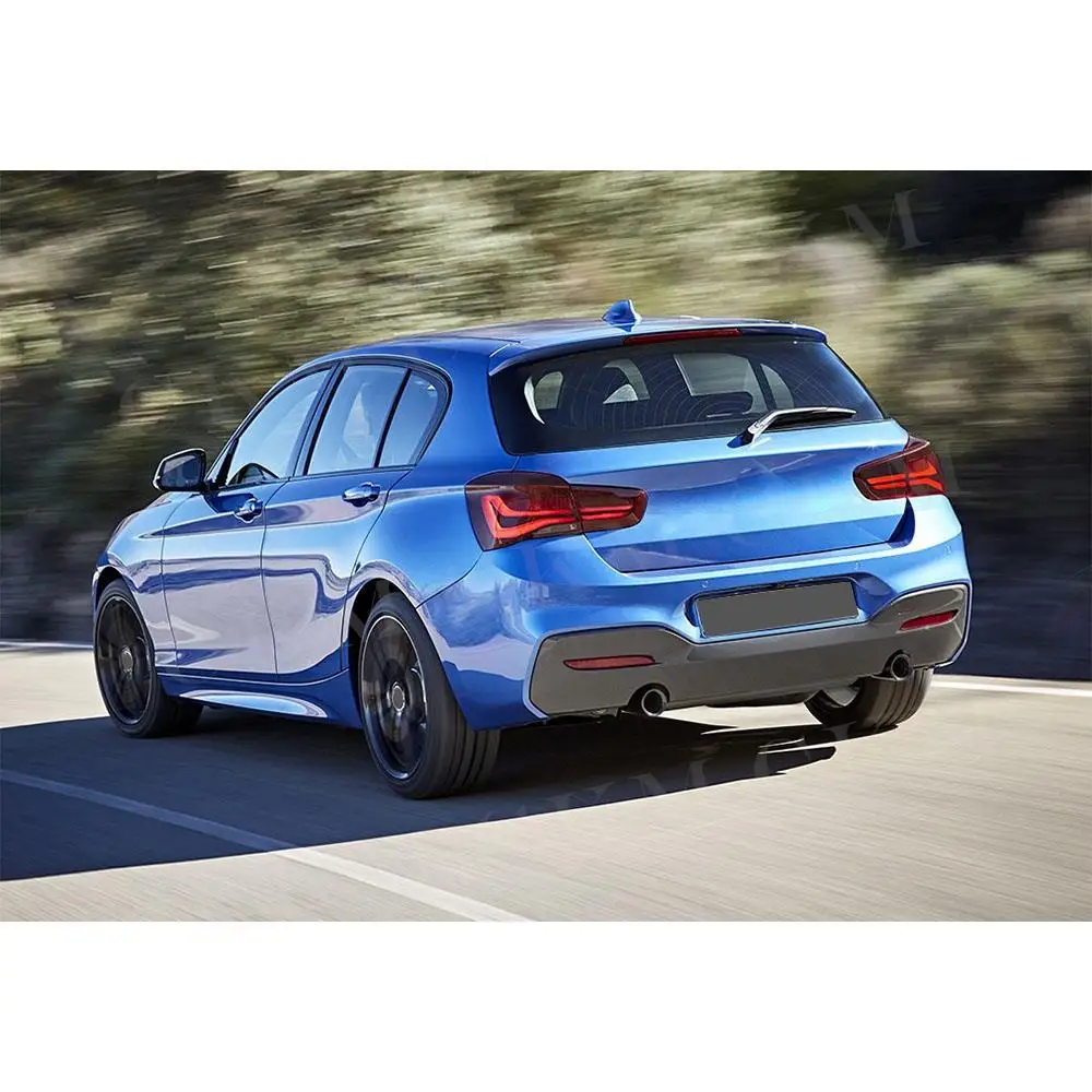 

Для BMW 1 серии F20 M Sport M135i M140i 2015 2016 2017 2018 глянцевый черный задний бампер, диффузор, губа заднего бампера O-O/ OO-OO