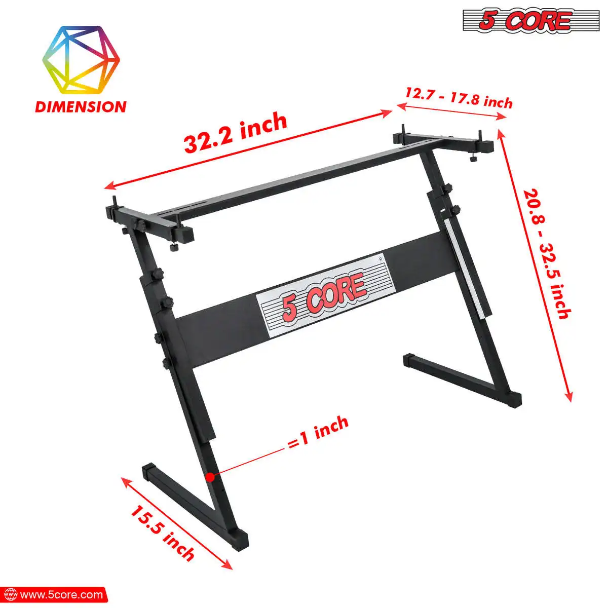 Para 54 61 teclas instrumentos resistente suporte de elevador ajustável 5 núcleo teclado suporte estilo z riser dobrável preto piano elétrico