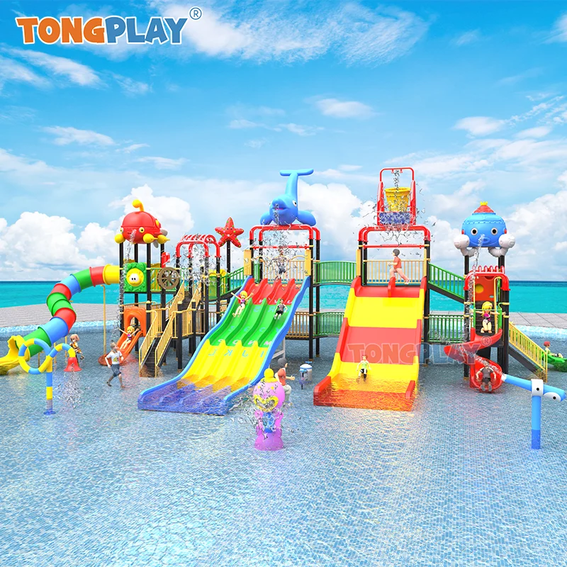 Water Park Outdoor Playground Water Playground Equipment Water Slide Amusement Park Play Equipment